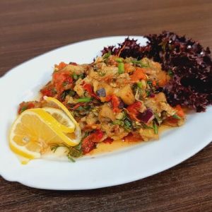 Икра овощная (овощи на мангале)